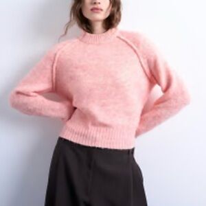 Topshop Knit Raglan Crew Neck Sweater Sz 4/6